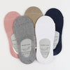 Women's Cable Mercerised Cotton Invisible Socks