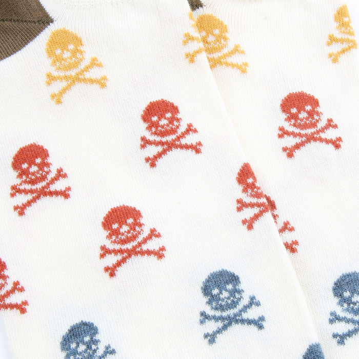 Men's Skull & Crossbones Cotton Trainer Socks