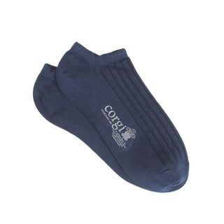 mens navy socks - cotton trainer socks