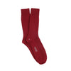 port colour sock on a white background