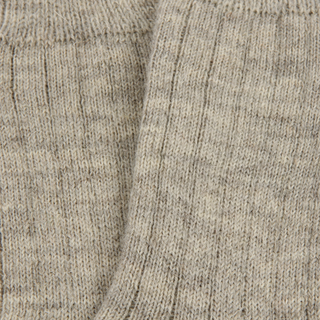 Close-up of silver knitted fabric texture