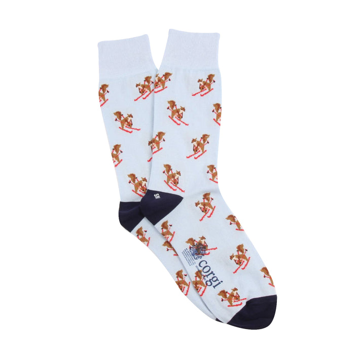 Men's Skiing Squirrel Cotton Socks