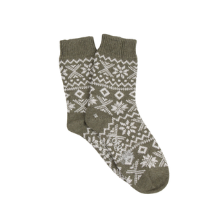 Women's Cashmere & Cotton Fair Isle Socks