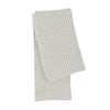 honeycomb textured scarf in stone