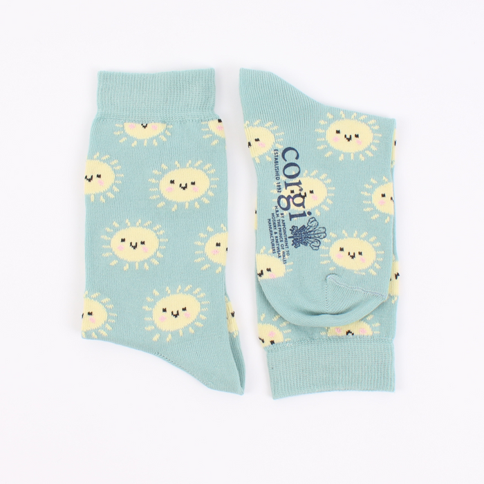 Kids Happy Sun Cotton Socks