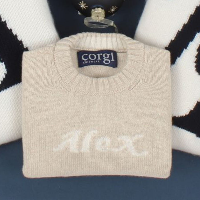 folded babies sweater