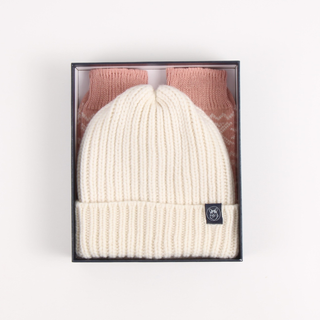 Women's Pink Fair Isle Gift Set