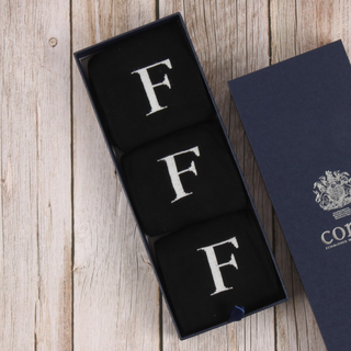 Men's Letter Socks - Corgi Socks