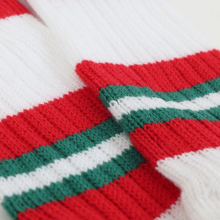 Close up of knitted fabric.