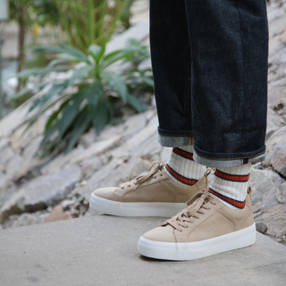 Men's Military Stripe Pure Cotton Socks