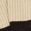 close up of sock fabric