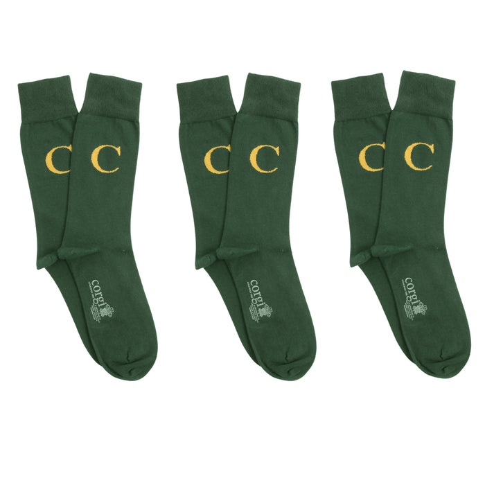 Men's Letter Socks - Corgi Socks