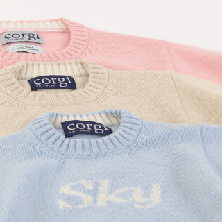 Childrens Personalised Sweater - Corgi Socks