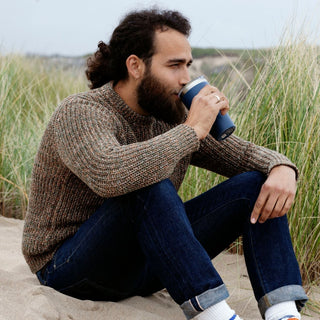 Chunky Linen Sweater - Corgi Socks