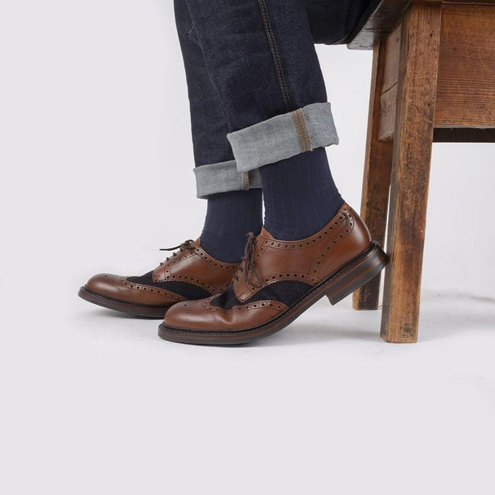 Men's Over the Calf Rib Merino Wool Socks - Corgi Socks