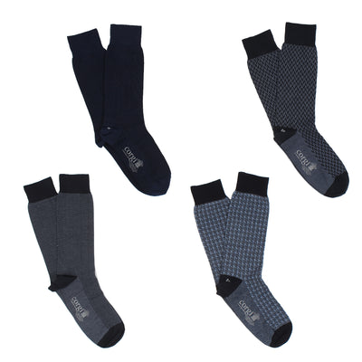Men's Formal 4 pairs cotton socks