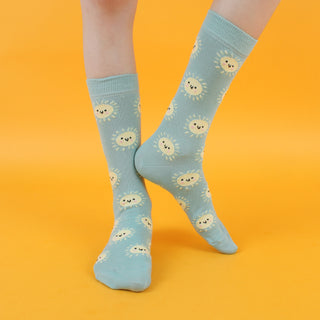 Kids Happy Sun Cotton Socks