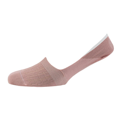Women's Cable Mercerised Cotton Invisible Socks - Corgi Socks