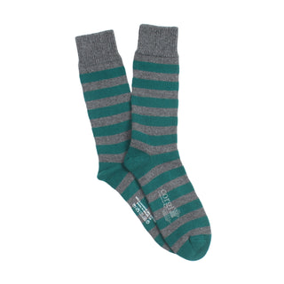 Men's Striped Cashmere Blend Socks