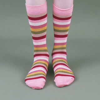 Kids Signature Stripe Cotton Socks