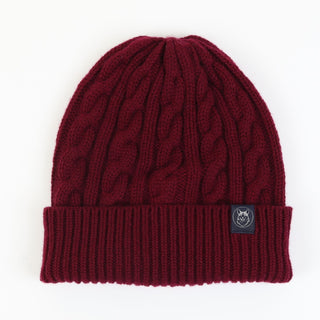 Men's Cable Knit Cashmere Beanie