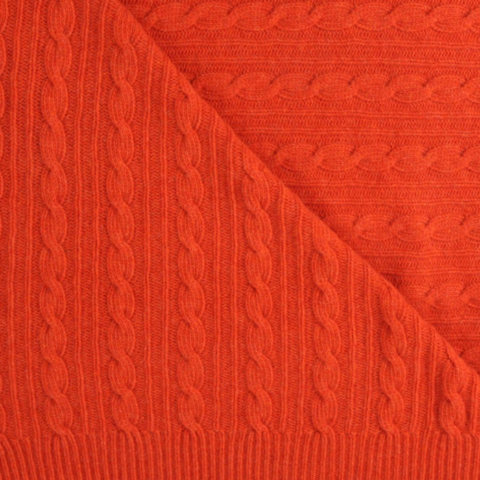 Cable Blanket - Corgi Socks