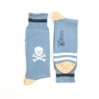 Men's Skull & Stripe Pure Cotton Socks