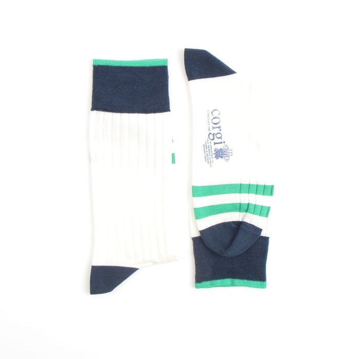 Men's Stripe Toe Cotton Socks