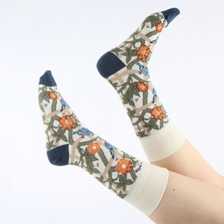 Women's William Morris Trellis Cotton Socks