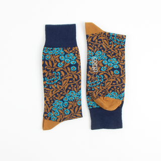 Men's William Morris Michaelmas Daisy Cotton Socks