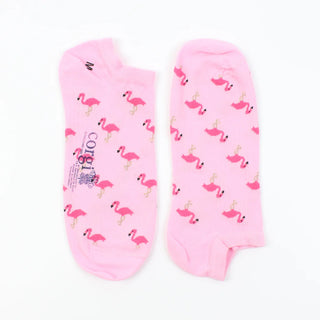 Men's Flamingo Cotton Trainer Socks