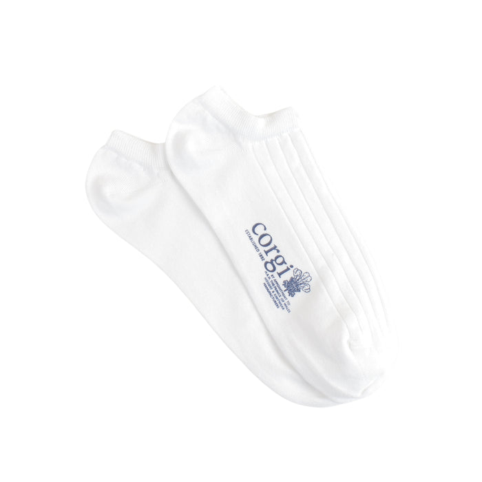 mens white socks - cotton trainer socks