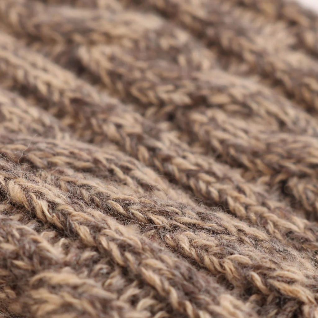 Men's Handmade Cable Cashmere & Cotton Socks