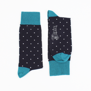 Men's Pin Dot Cashmere Blend Socks