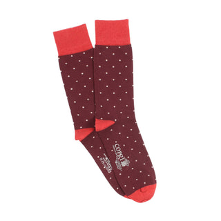 Men's Pin Dot Cashmere Blend Socks