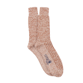 Men's Navy Marl Wool & Cotton Socks