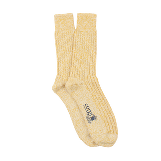 Men's Navy Marl Wool & Cotton Socks