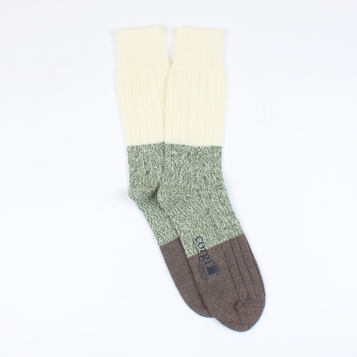 Men's Colour Block Wool & Cotton Socks