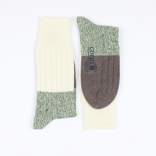 Men's Colour Block Wool & Cotton Socks