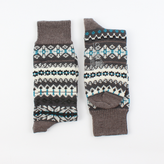 Men's Fair Isle Wool & Cotton Socks