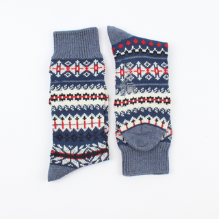 Men's Fair Isle Wool & Cotton Socks