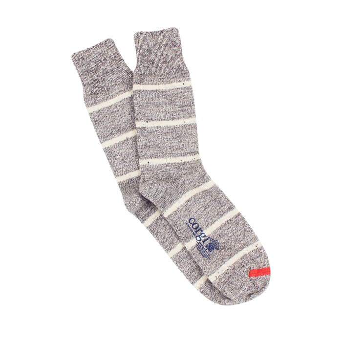 Men's Striped British Wool Socks