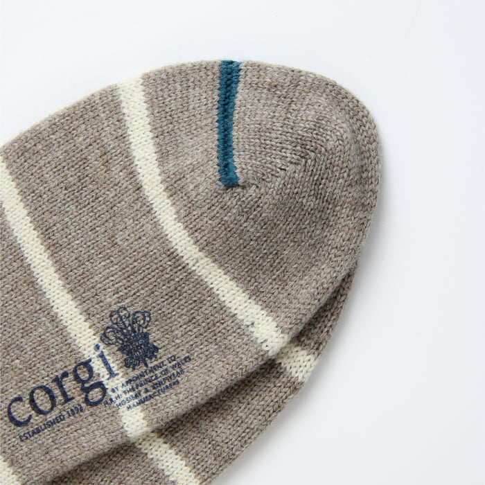 close up detail of toe of socks