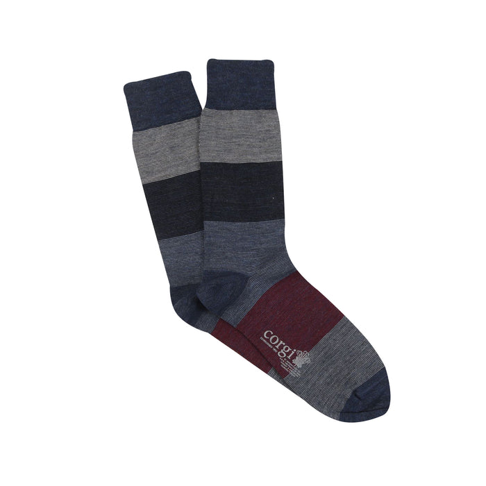 Men's Marl Colour Block Wool Socks