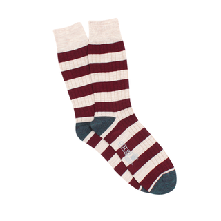 Men's Two Stripe Merino Wool Socks