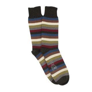 Men's Signature Stripe Pure Cotton Boot Socks