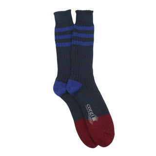 Men's Sport Stripe Pure Cotton Boot Socks