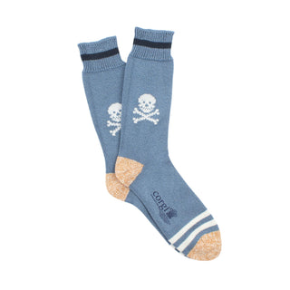 Men's Skull & Stripe Pure Cotton Socks
