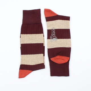 Men's Rugby Stripe Cotton Socks