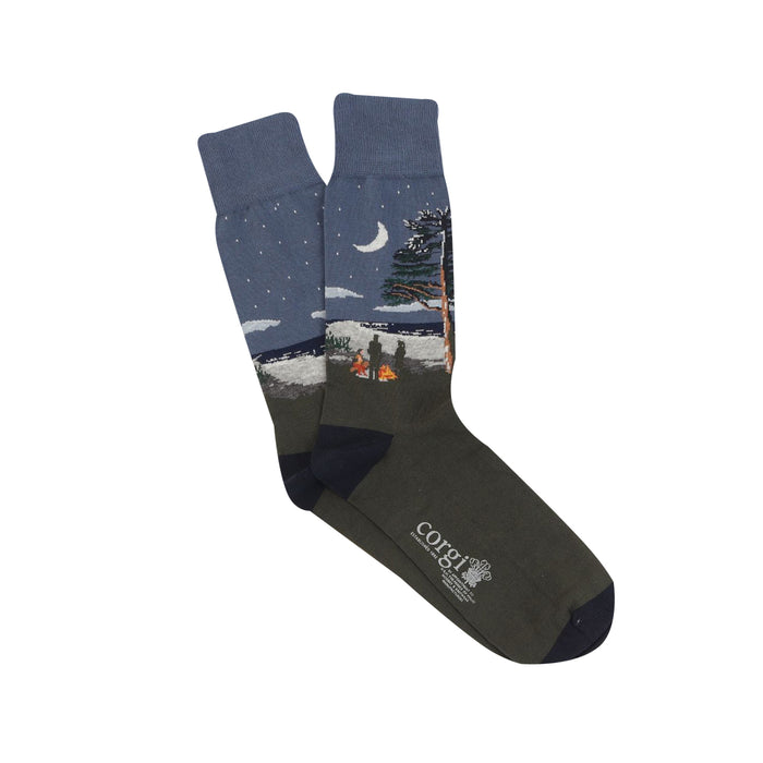 Men's Camp Fire Cotton Socks
